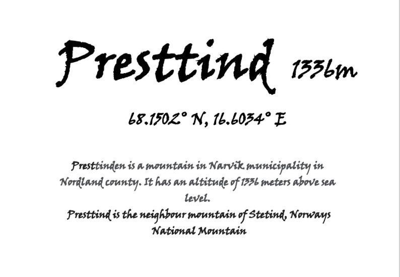 Presttind - Studio Apartment With Free Parking ナルヴィク エクステリア 写真